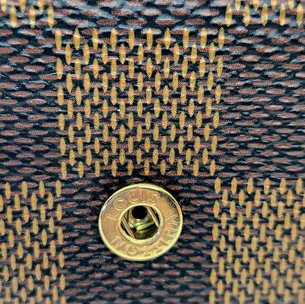 Louis Vuitton Damier Ebene Trifold Cufflink  Case - Picture 5 of 9